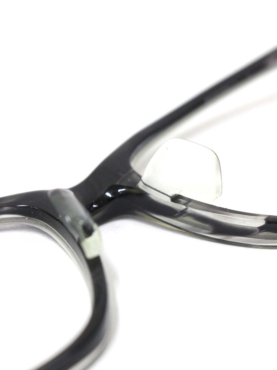 金子眼鏡 KO-033 メガネ ブラック/グレー セルフレーム フルリム スクエア IT7NE2FWDCKS