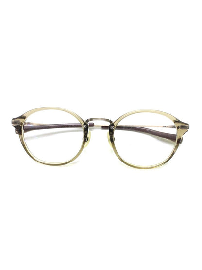 フォーナインズ M-38 メガネ ブラウン プラスチック チタン コンビフレーム フルリム ボストン IT2EPVOICXTC