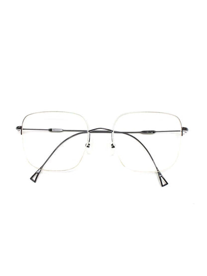 イッセイミヤケ SQUARE-V メガネ ブラック 金子眼鏡×ISSEY MIYAKE メタルフレーム ハーフリム ウェリントン IT8Q7SXHGJ42