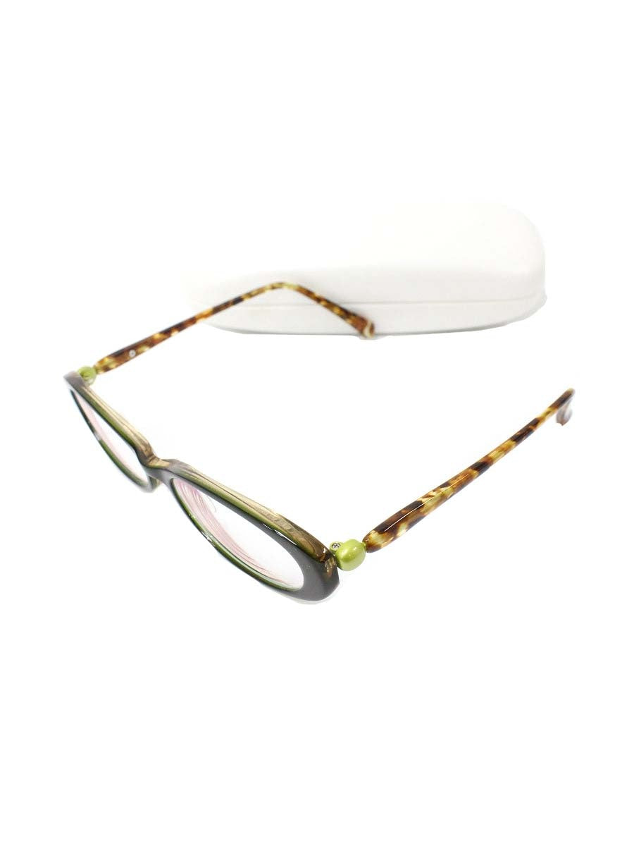 ベセペセ BP-3118 メガネ カーキグリーン/ブラウン セルフレーム フルリム オーバル col.05 ITURF6L1AM9D