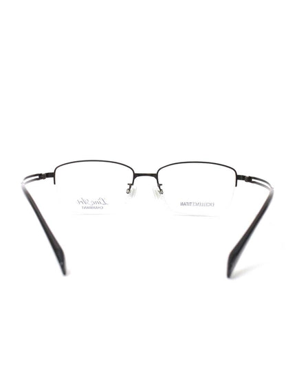 ラインアートシャルマン XL1869 メガネ ブラウン コンビフレーム フルリム スクエア IT694J4W7LXQ