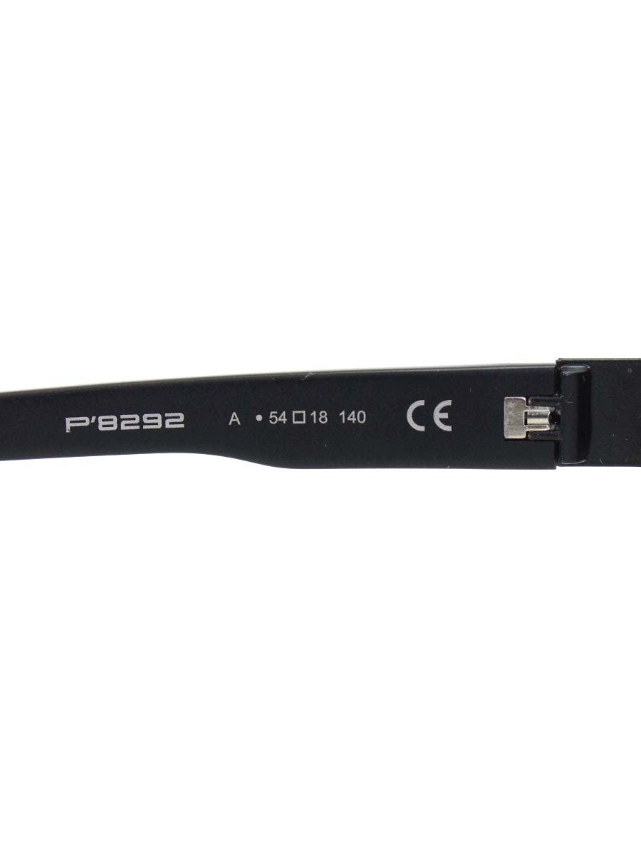 ポルシェデザイン P8292 メガネ ブラック コンビフレーム フルリム  ウェリントン ITA2PMCW8D2O