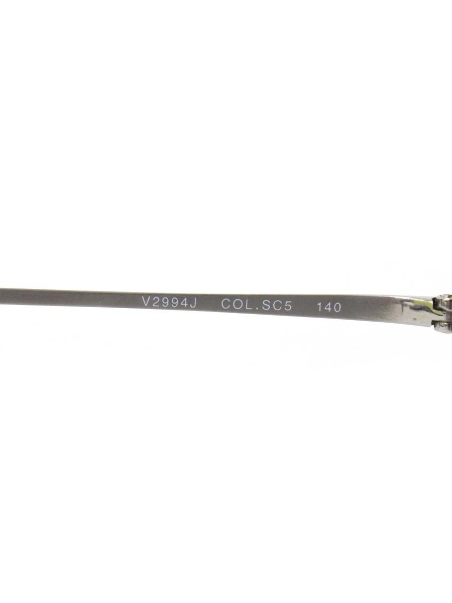 ポリス V2994J メガネ シルバー ベータチタニウム リムレス オーバル IT0QVW8JGMLK