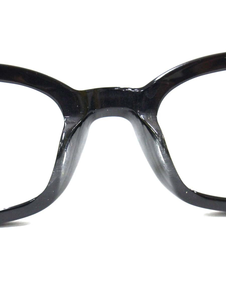 ネイバーフッド TRAMP トランプ メガネ ブラック エフェクター コラボ セルフレーム スクエア ITG3ZQW6OMZ3