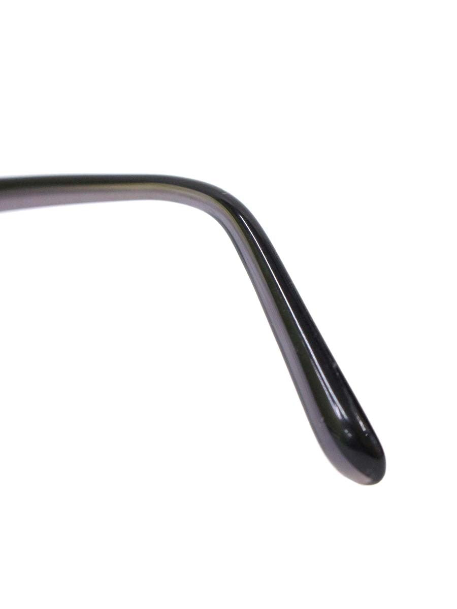 プラダ VPR651 メガネ ブラック/パープル セルフレーム フルリム オーバル（楕円） ITAXD5XAGKYT