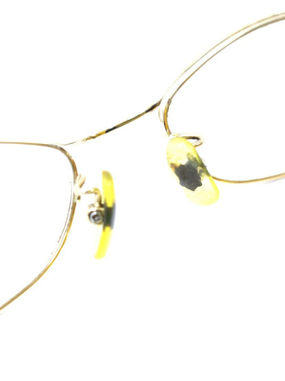 フォーナインズ S-201T メガネ ゴールド/オリーブブラウン チタニウムフレーム フルリム スクエア ITDPJFUGUI16