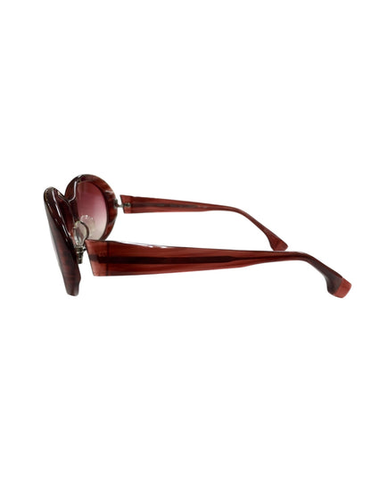 フォーナインズ feelsun F-03NP サングラス レッド フィールサン オーバル ラメ IT9ES4E4VBK0