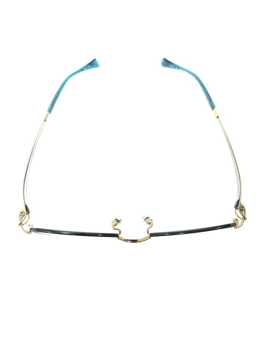 ラインアートシャルマン XL1745 メガネ グリーン/ゴールド コンビフレーム  フルリム オーバル ITLVEEB61P4S