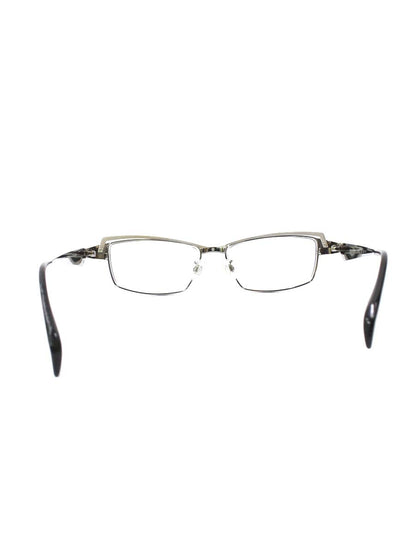 サムライ翔 SS-T107 メガネ シルバー 智 メタルフレーム スクエア ITH8GETAVGRC