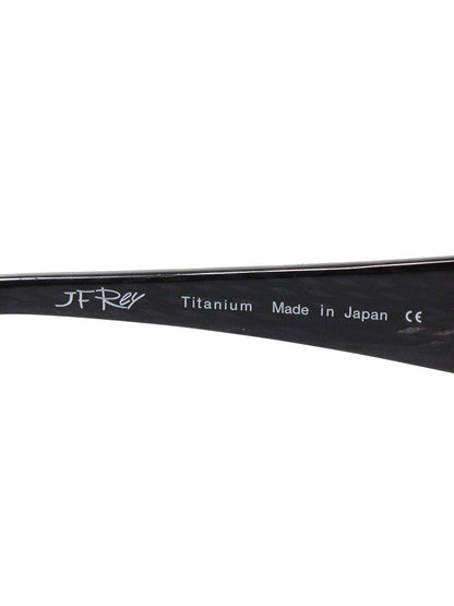 ジェイエフレイ JF2206 メガネ レッド/ブラック チタンフレーム フルリム スクエア ITWQJ4LP9AU8