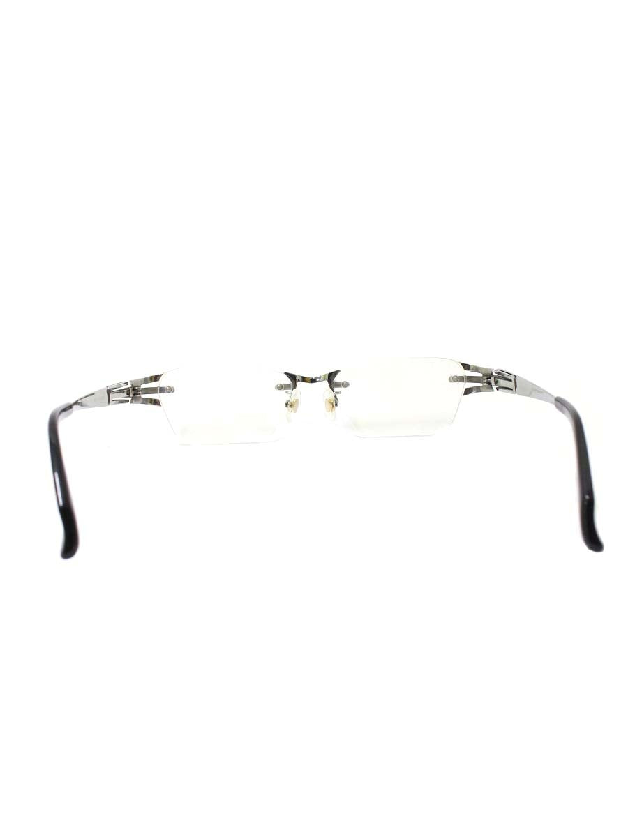 マサキマツシマ MF-1266 メガネ シルバー コンビフレーム リムレス（フチなし）スクエア ITOO1HWPVLO4