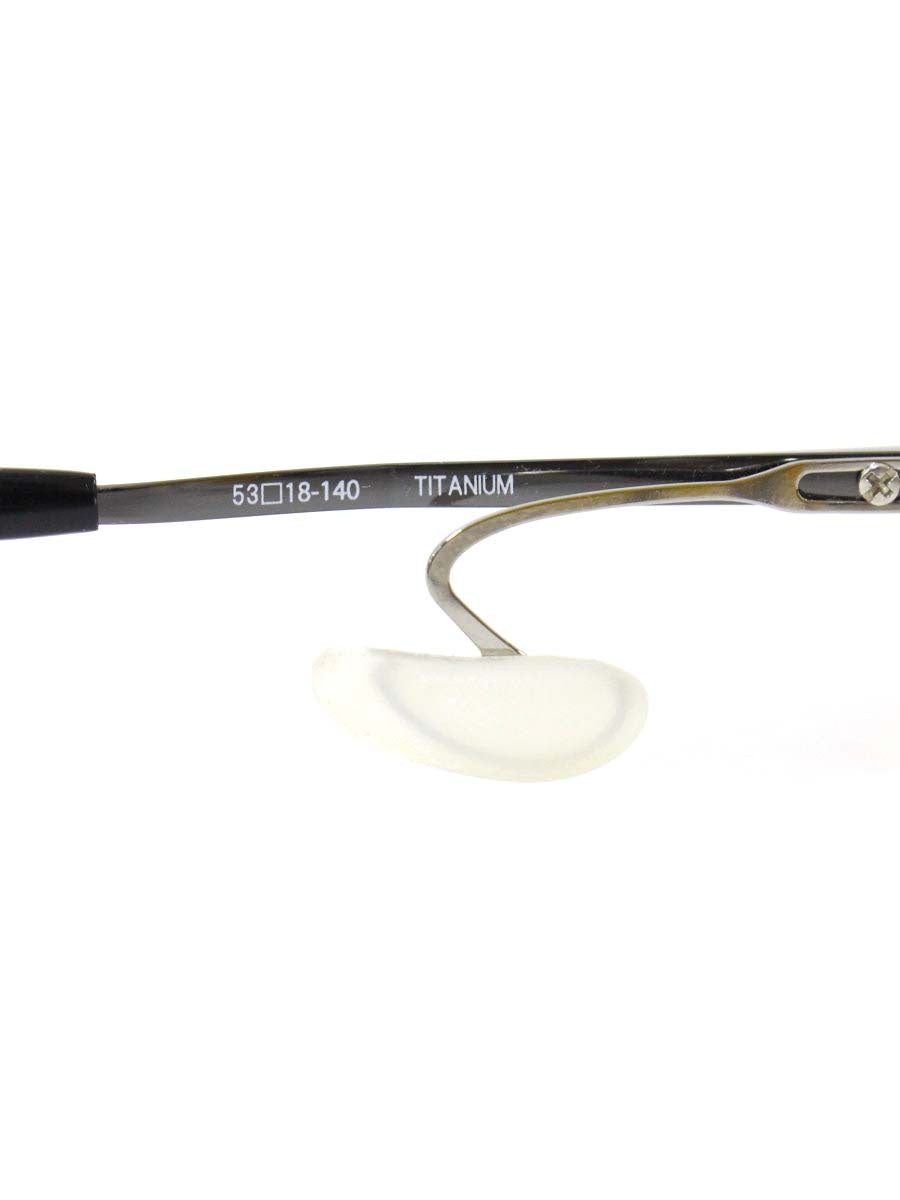 ネオジン ノーズパッドレス NJ2315S メガネ メタルブラック/ブラック メタルフレーム フルリム スクエア ITQN8FH3L7AK