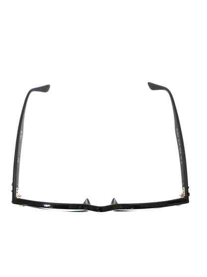 レイバン RB4258-F メガネ ブラック セルフレーム フルリム ウェリントン IT064FA1ONUJ