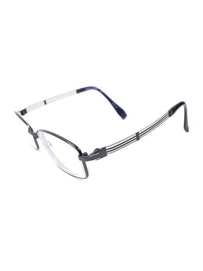 ラインアートシャルマン XL1478 メガネ ブルー チタンフレーム フルリム スクエア ITHWPLCFUATA