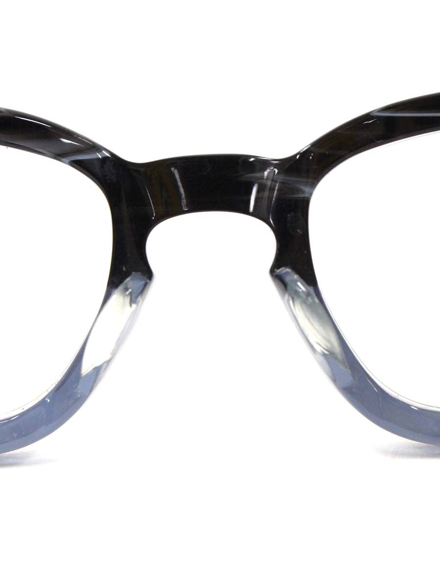 エフェクター hook フック メガネ ブラック/ブルー セルフレーム ウェリントン ITZ20475Z170