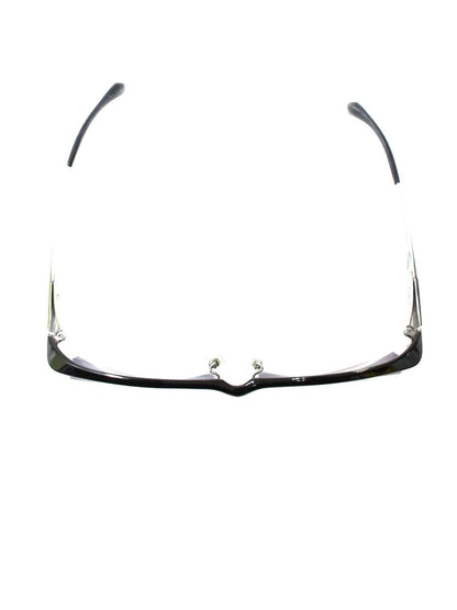 サムライ翔 メガネ シルバー/ブラック チタニウム スクエア ITNUHVYK88M6