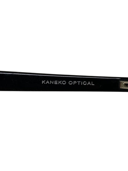 ユナイテッドアローズ 【別注】 KANEKO OPTICAL（金子眼鏡） Mont メガネ シルバー/ブラック コンビ フルリム サーモントブロー ITSEJJUPFWHE