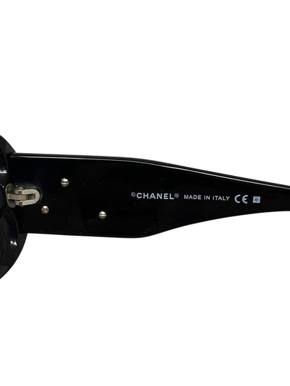 シャネル 5113 サングラス  ホワイト セルフレーム フルリム ウェリントン フラワー ITECYA8X1XNK