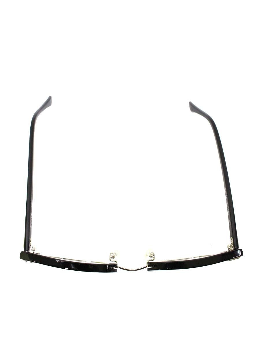 シュロン ロンサー リベレーション メガネ ブラック/シルバー コンビフレーム フルリム ボストン ITDI8ZRZ5394