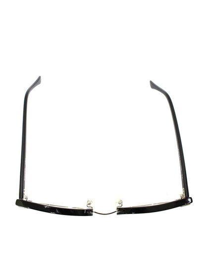 シュロン ロンサー リベレーション メガネ ブラック/シルバー コンビフレーム フルリム ボストン ITDI8ZRZ5394