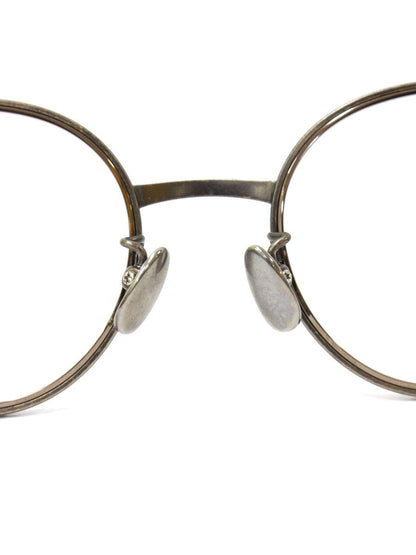 テイラーウィズリスペクト MAX メガネ アンティークゴールド/ブラウン コンビフレーム ボストン IT7U0WMSMGCW