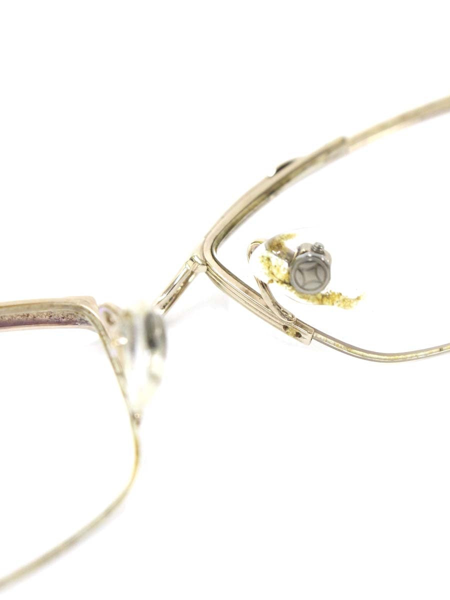 フォーナインズ S-341T メガネ ゴールド/ブラウン チタニウムフレーム フルリム スクエア IT9S9OS6A26A