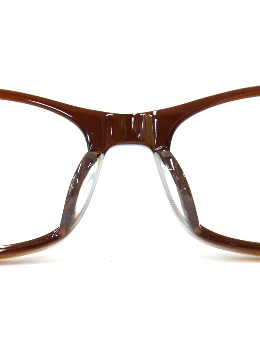 白山眼鏡店 メガネ ブラウン セルフレーム フルリム オーバルシェイプ IT81QNZYQZEA