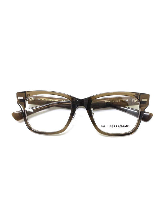 フォーナインズ SF9016 210 メガネ ブラウン 999.9×Ferragamo コラボ セルフレーム フルリム ウェリントン ITIF4HBQ7KBC