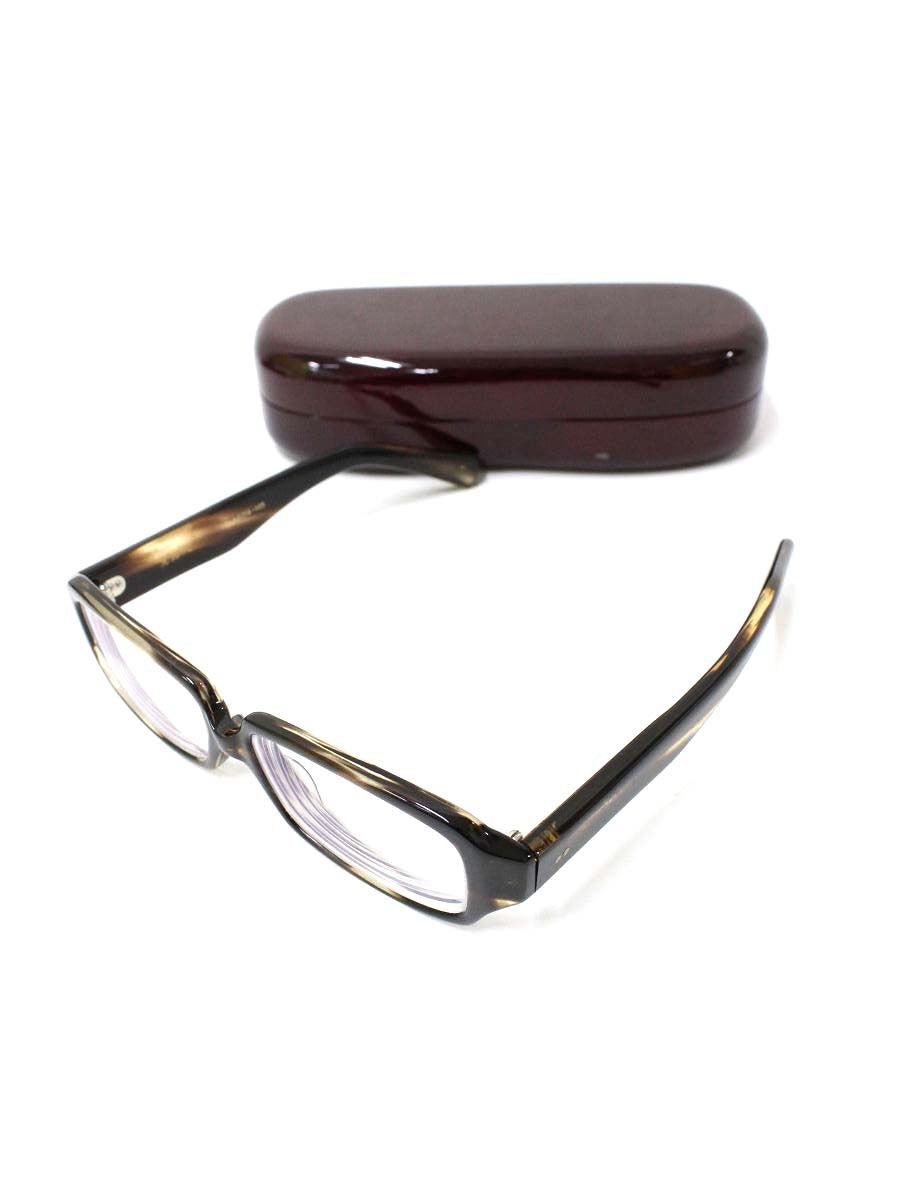 角矢甚治郎 其拾八 メガネ ブラウン セルフレーム フルリム スクエア ITIYDGE5T740