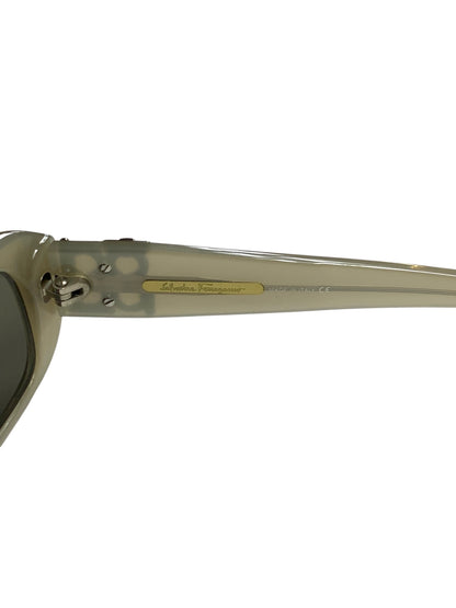 フェラガモ ガンチーニ 2033 サングラス グレー セルフレーム フルリム スクエア ITLJGF1JCN68