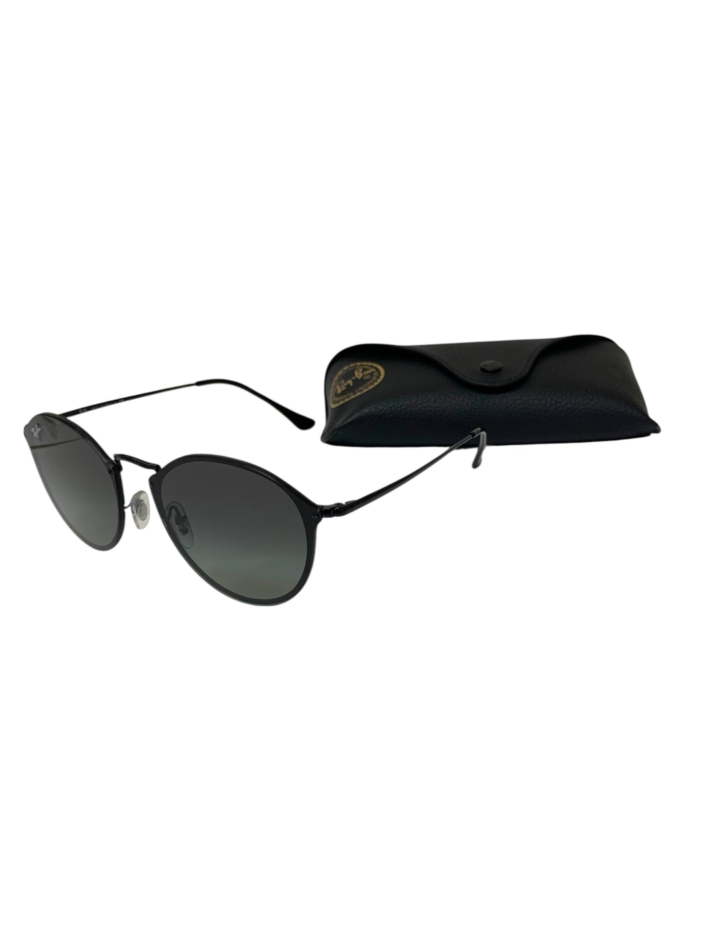 レイバン BLAZE ROUND RB3574-N サングラス ブラック メタルフレーム フルリム ラウンドフラットクリスタル ITY6SC8ZYVDO