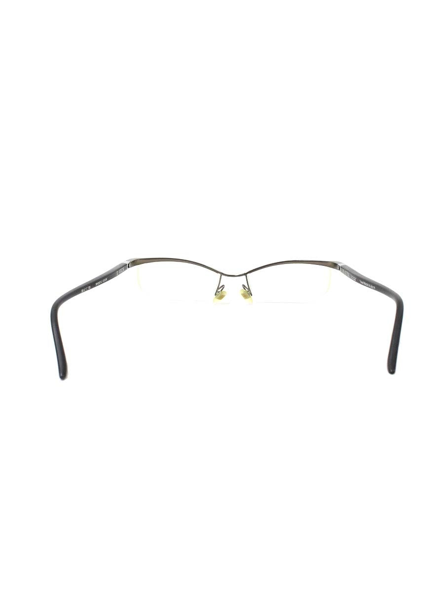 スタルクアイズ SH0001J 0300M メガネ ブラック/ガンメタマット コンビフレーム ハーフリム スクエアシェイプ ITNJZHNZIDXW
