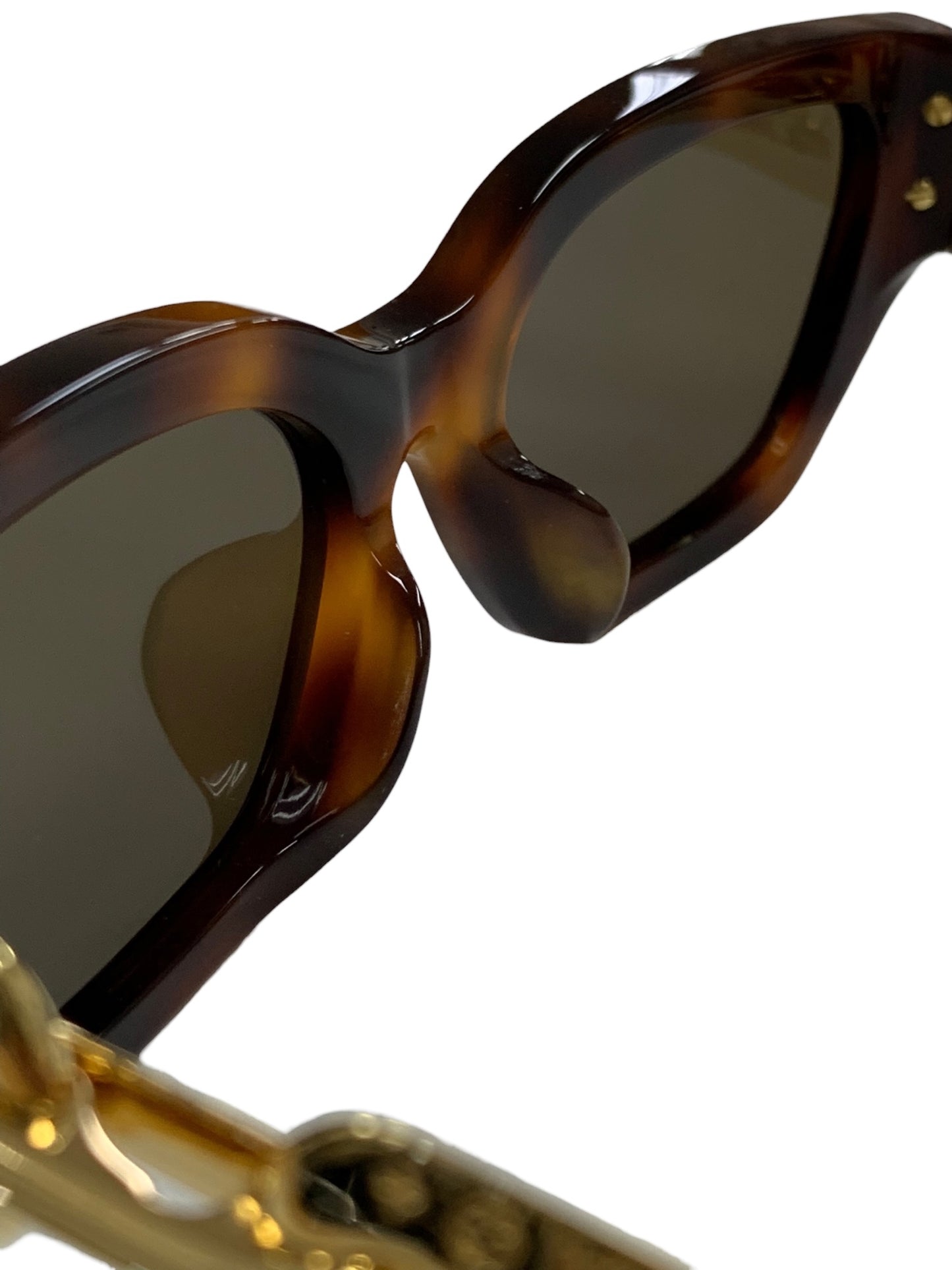 ルイヴィトン LVエッジ キャットアイ Z1474E サングラス ブラウン コンビフレーム フォックスシェイプ べっ甲柄 IT9CJQE5EGBK