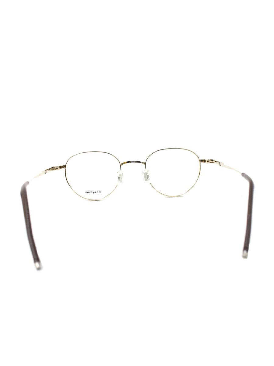 イーファイブアイヴァン m15 メガネ ゴールド/ブラウン チタンニウム ボストン WG/WG ITAQMQ4GDWWE