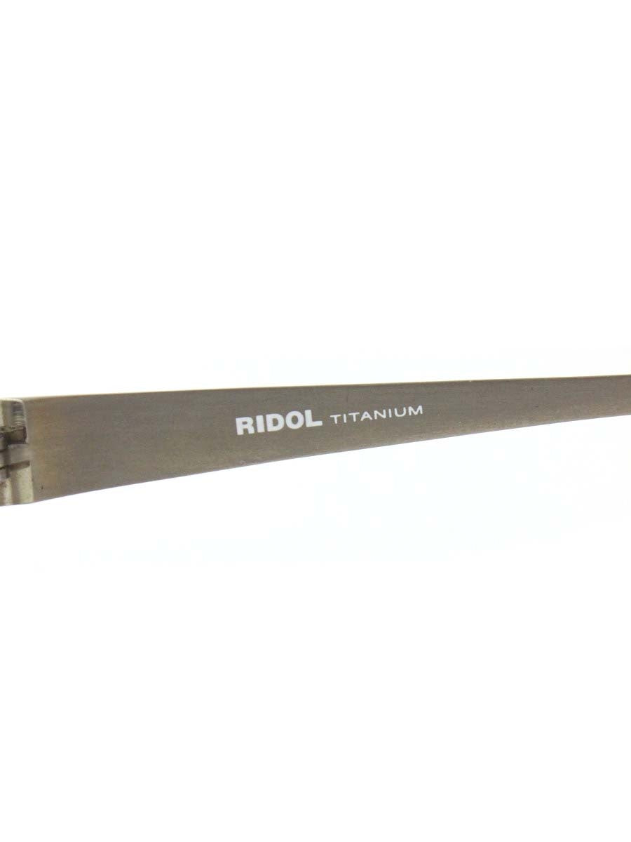 リドル R-128 メガネ シルバー 跳ね上げ式 チタンフレーム フルリム スクエア ITJHWXXANA8C