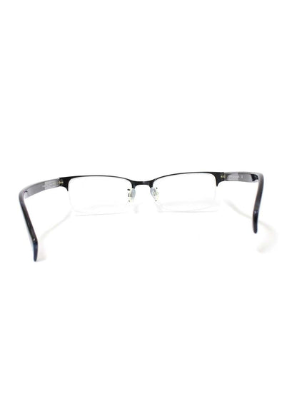 トミーヒルフィガー TH1302/F メガネ ブラック/ブルー メタルフレーム ハーフリム スクエア ITE9C0YPIZJ0