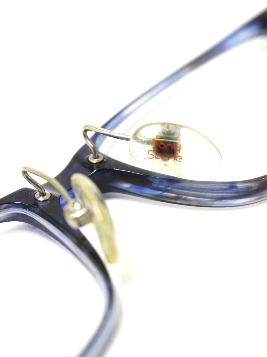 トニーセイム TS-10521 メガネ ブルー セルフレーム フルリム スクエア IT09QPDJCCAE