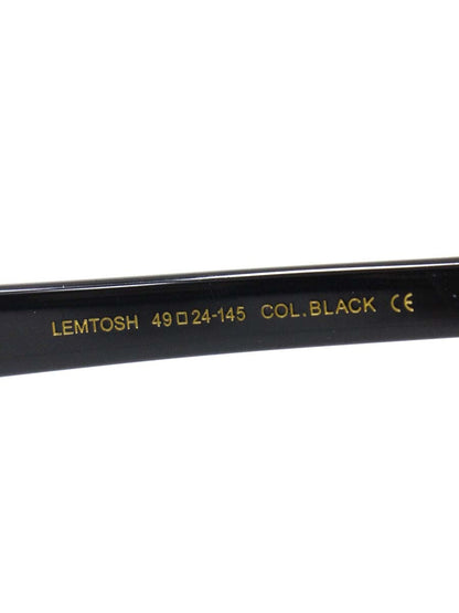 モスコット LEMTOSH メガネ ブラック セルフレーム フルリム ウェリントン ITD75ZO9MF3W