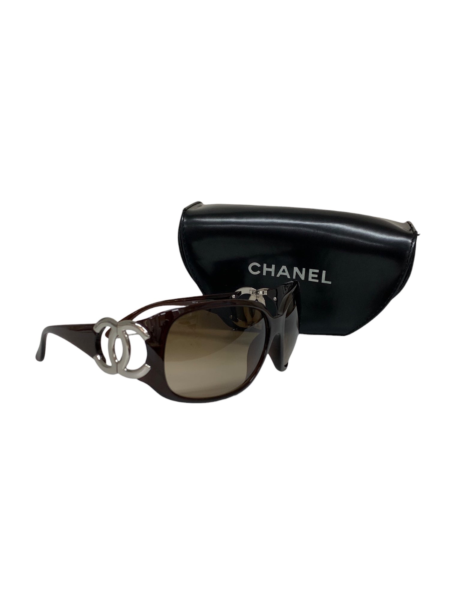 CHANEL サングラス 6014 ココマーク ブラック シャネル サングラス 6014 浜崎あゆみ着用 シルバーココマーク