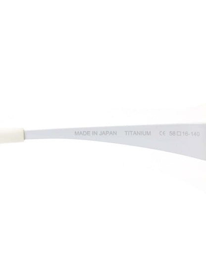 サムライ翔 リラックスライン 仁 SS-J203 LTD メガネ ホワイト 限定カラー メタルフレーム フルリム スクエア IT7QT65OYFTK