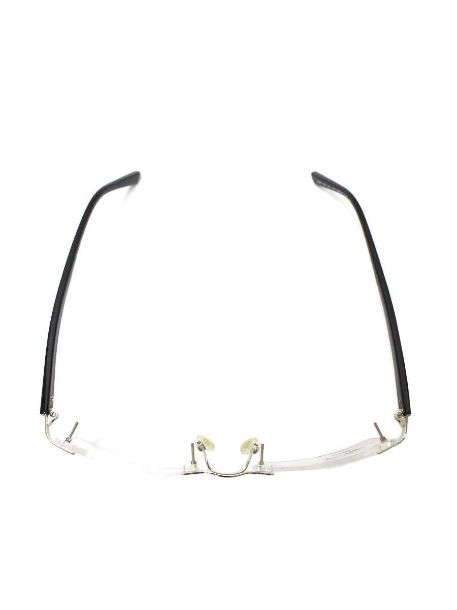 フレア FLAIR 789 メガネ ブラック/シルバー コンビフレーム リムレス ITQRWVL304WO