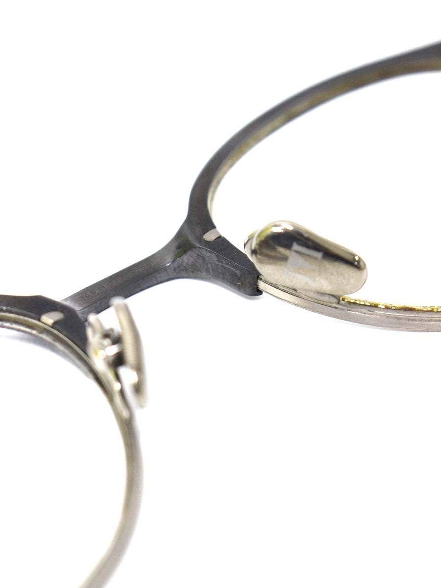 増永眼鏡 ASTORIA メガネ チャコール/シルバー アストリア メタルフレーム フルリム ボストン ITPDECQCLDDW