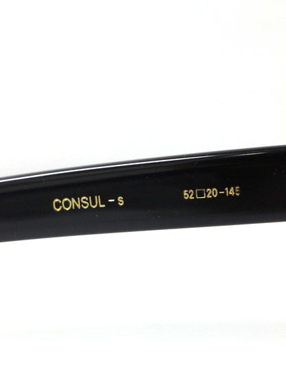 オリバーゴールドスミス CONSUL-s コンスル メガネ ブラック ウェリントン Black Front ITGSOSL3K6ZS