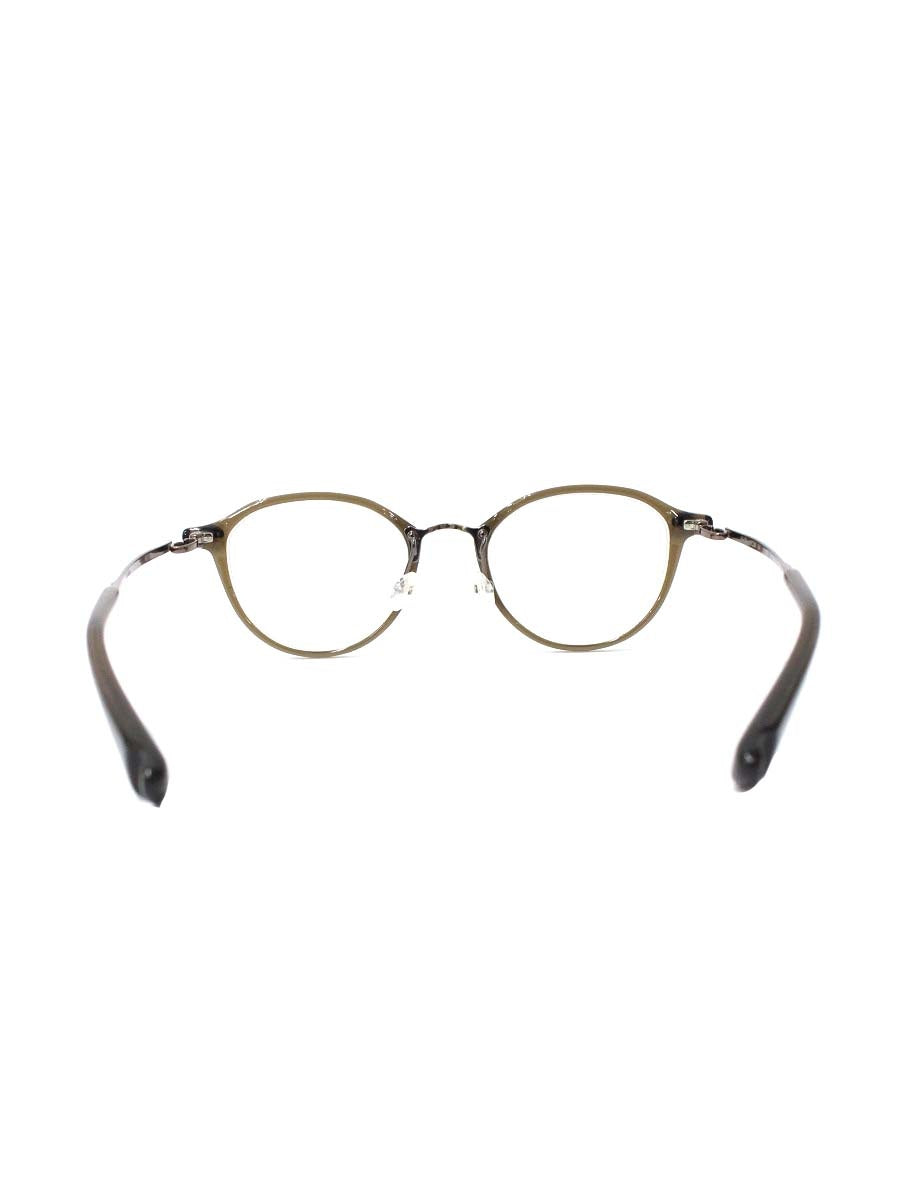 フォーナインズ M-75 メガネ ブラウン チタニウム コンビフレーム フルリム ボストン ITMQTBINSGGE