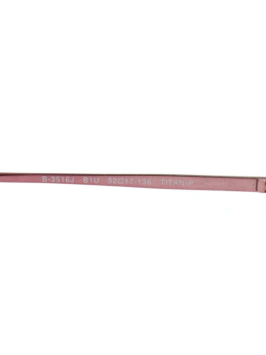 バーバリー B-3516J メガネ ピンク メタルフレーム フルリム ITB0MDFWSHX4