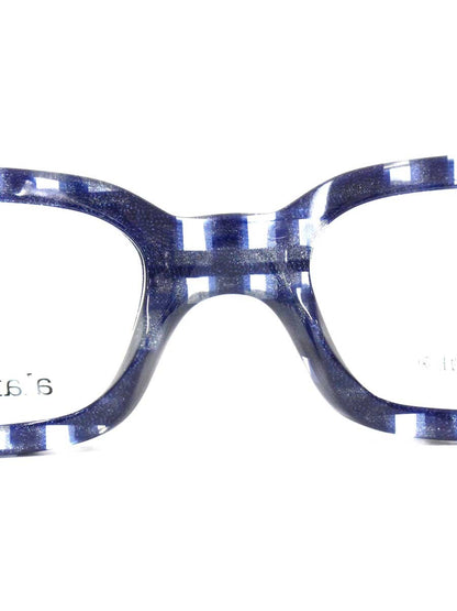 アランミクリ 1729 メガネ ブルー セルフレーム フルリム スクエア COL.2120 IT42YZTSTV2K