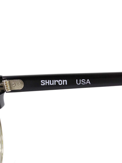 シュロン ロンサー リベレーション メガネ ブラック/シルバー コンビフレーム フルリム ボストン ITDI8ZRZ5394