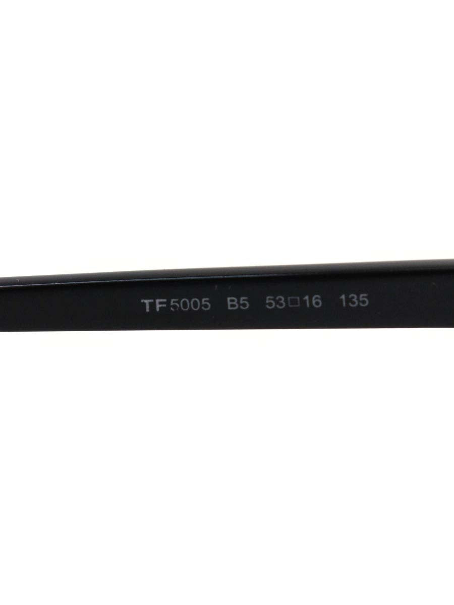 トムフォード TF5005 メガネ ブラック セルフレーム フルリム スクエア IT3XWZ3VI698