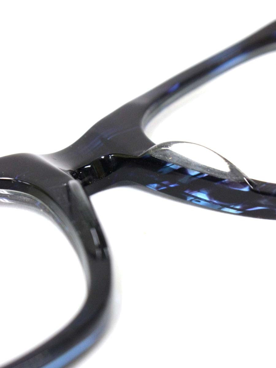 シェイディーキャラクター SAILOR SCPL-003C メガネ 眼鏡 ネイビー セルフレーム フルリム ウェリントン ITU4YZGBO44O