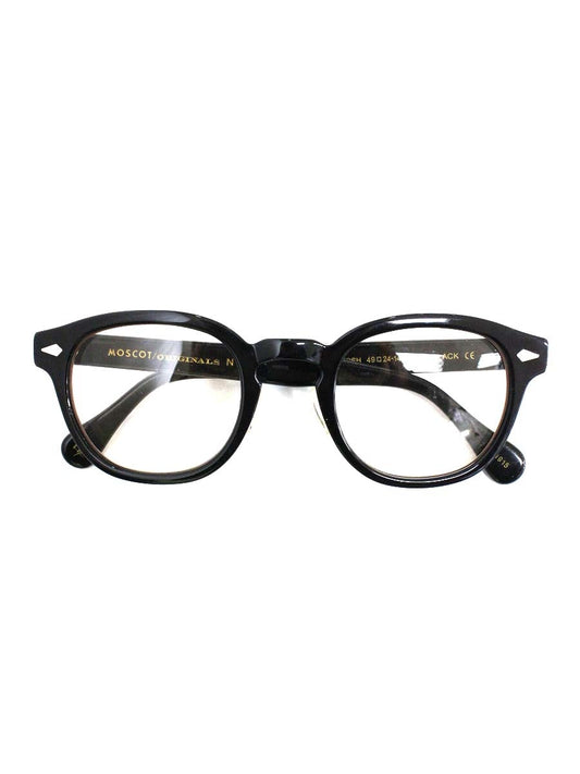 モスコット LEMTOSH メガネ ブラック セルフレーム フルリム ウェリントン ITD75ZO9MF3W